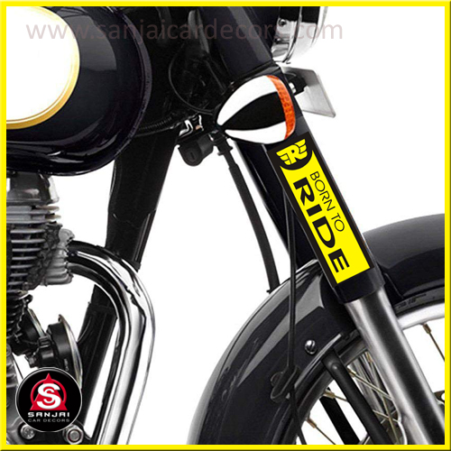 544 Royal Enfield RE And Engle Sticker 13x11cm White